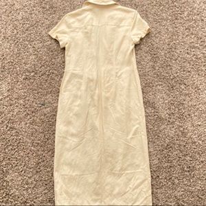 Tan Button Up Maxi Dress